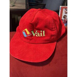 Vintage‎ Vail Colorado Corduroy Hat Snapback